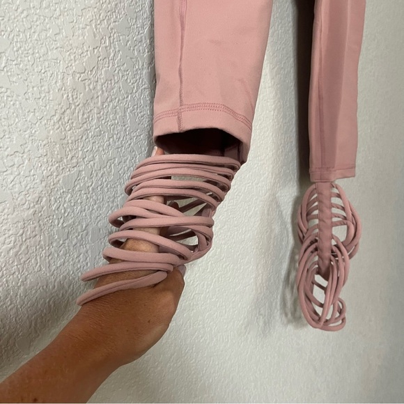 Zella High Waist Dusty Rose Pink Leggings Comfortable Stylish Size M - Picture 3 of 9